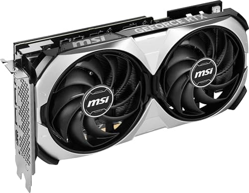 MSI VENTUS 2X OC GeForce RTX 4070 Ti SUPER 16GB GDDR6X Black / Silver image