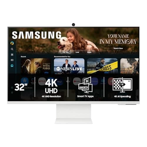 Samsung M8 M80F 32 inch Smart AI Monitor 4K in White image