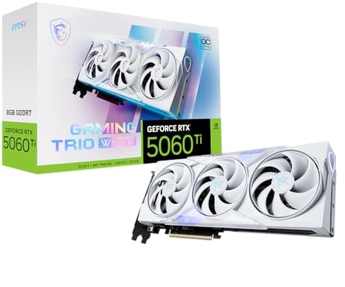MSI GeForce RTX 5060 Ti 8G GAMING TRIO OC WHITE image