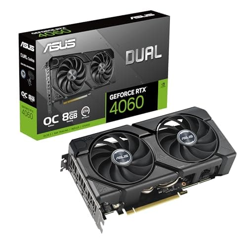 Asus DUAL EVO OC GeForce RTX 4060 8GB GDDR6 Black main image