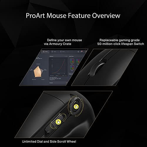 Asus ProArt MD300 Wired/Wireless/Bluetooth Optical Mouse image