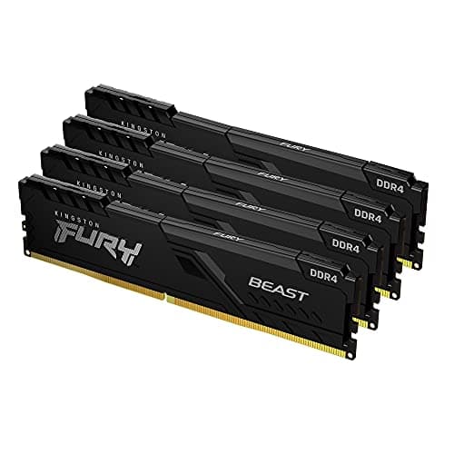Kingston FURY Beast Black DDR4-3200 CL16 64GB (4x16GB) main image