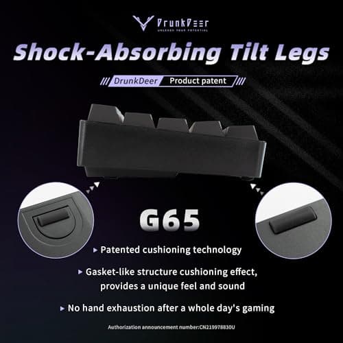 DrunkDeer G65 RGB Wired Gaming Keyboard image