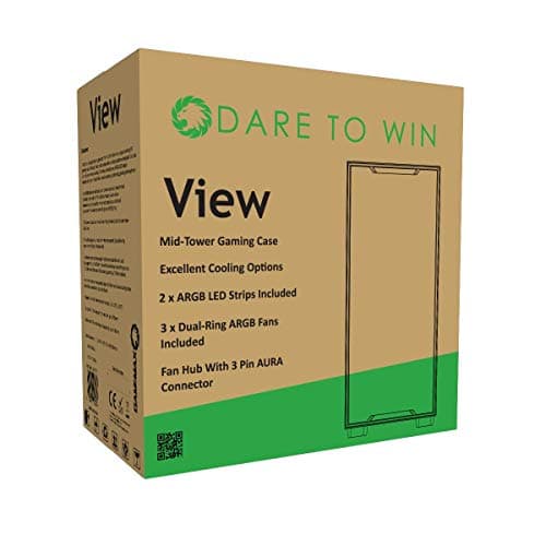 GameMax View ARGB Tempered Glass Mid Tower Case image