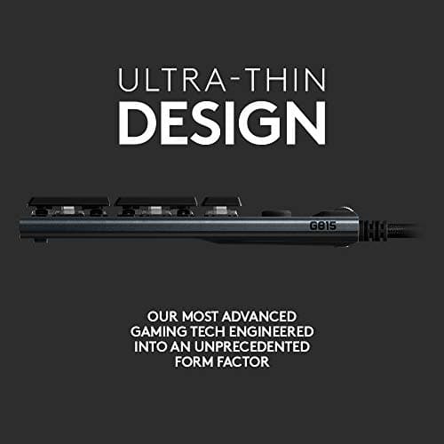 Logitech G815 Lightsync RGB Wired Gaming Keyboard image