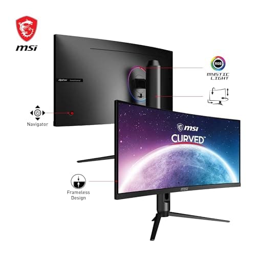 MSI Optix MAG301CR2 29.5" 2560x1080 200Hz VA Curved Monitor image