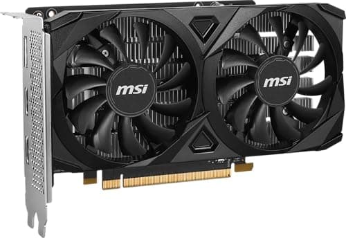 MSI VENTUS 2X E OC GeForce RTX 3050 6GB GDDR6 Black image