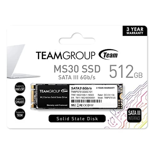 TEAMGROUP MS30 512GB SSD M.2-2280 SATA image