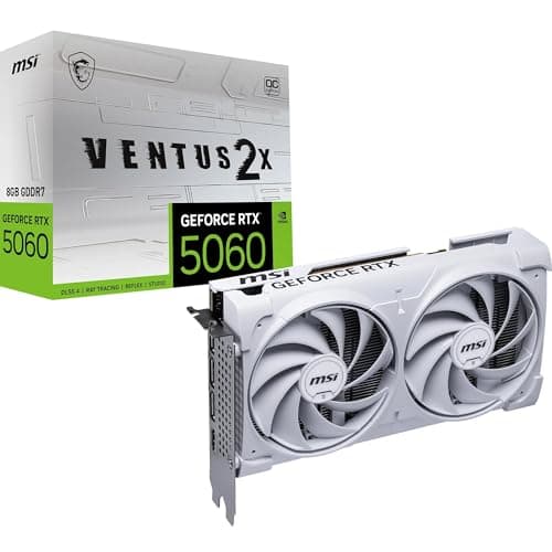 MSI VENTUS 2X OC GeForce RTX 5060 8GB GDDR7 White main image