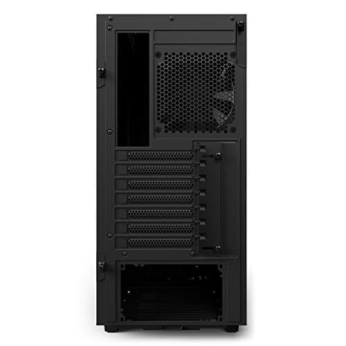 NZXT H500 - Compact ATX Mid-Tower PC Gaming Case - Tempered Glass Panel - All-Steel Construction - Enhanced Cable Management System - Water-Cooling Ready - White/Black image