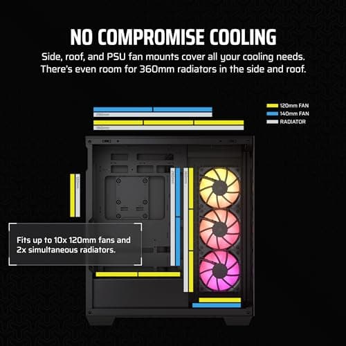 Corsair 3500X ARGB ATX Mid Tower Black Tempered Glass image