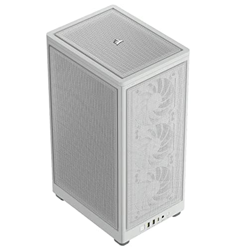 Corsair iCUE 2000D RGB AIRFLOW Mini-ITX Mini Tower Computer Case - White image