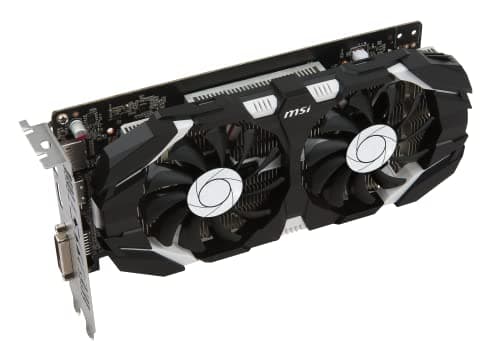 MSI GeForce GTX 1050 Ti OC 4GB GDDR5 Black / White image