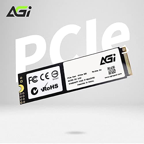 AGI AI298 1TB M.2-2280 SSD PCIe 3.0 X4 NVMe image