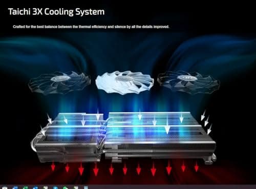 ASRock Radeon RX 9070 XT Taichi OC 16GB GDDR6 Black image