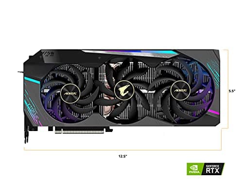Gigabyte AORUS XTREME GeForce RTX 3080 Ti 12GB GDDR6X Black image