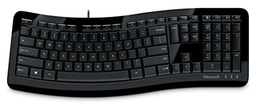 Microsoft 3TJ-00001 Wired Ergonomic Keyboard image