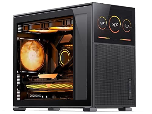 Jonsbo D31 MESH MicroATX Mini Tower Black Tempered Glass Side Panel image