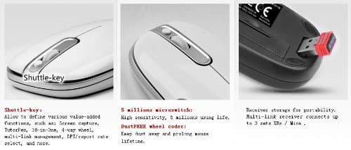 A4Tech G9-110H-1 Wireless Optical Mouse image