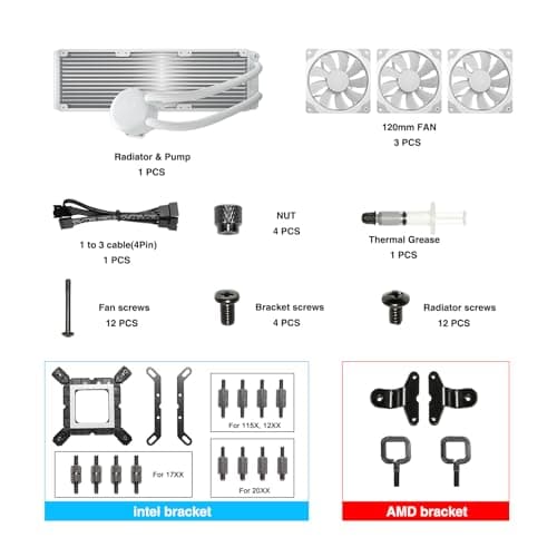 Vetroo V360 Water 360mm White / Gray image