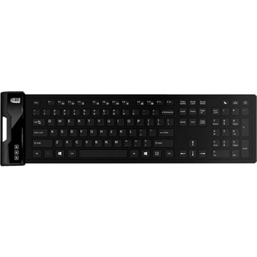 Adesso Antimicrobial Waterproof Wired Flex Mini Keyboard image