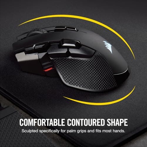 Corsair IRONCLAW RGB WIRELESS Wireless Gaming Mouse - Black image
