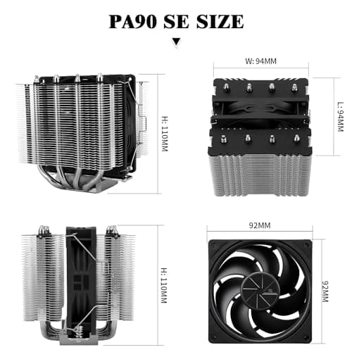 Thermalright Peerless Assassin 90 SE Air 110mm Black / Silver image