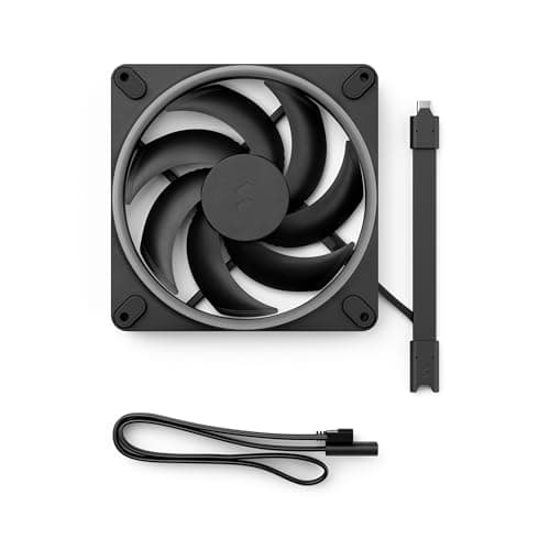Fractal Design Momentum 140mm Black Addressable RGB PWM 74.39 CFM image