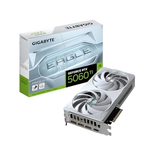 Gigabyte EAGLE OC GeForce RTX 5060 Ti 8GB GDDR7 White / Silver image