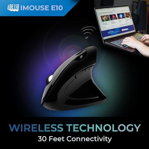 Adesso iMouse E10 Wireless Optical Mouse image