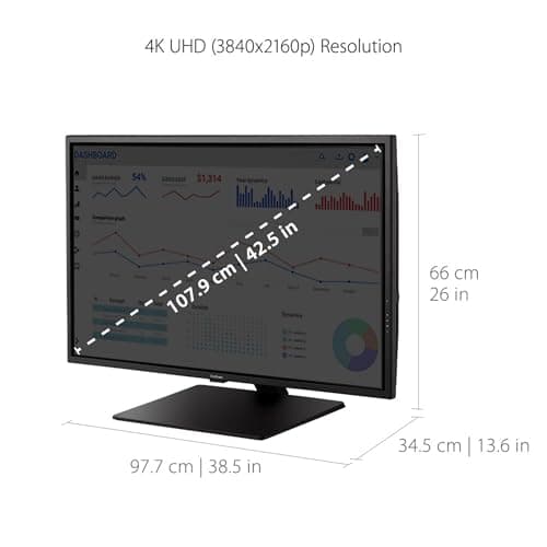 ViewSonic VX4381-4K 43" 4K 0Hz VA Monitor image