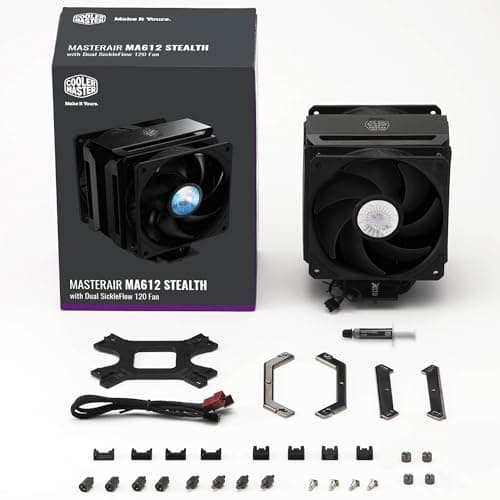 Cooler Master MasterAir MA612 Stealth Air 158mm 62 CFM image
