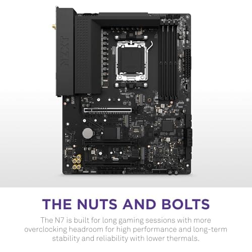 NZXT B650E N7 AM5 WIFI DDR5 ATX Black image