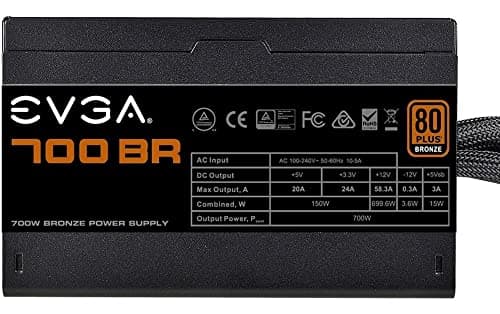 EVGA 700 BR 700W Non-Modular 80+ Bronze Certified ATX image