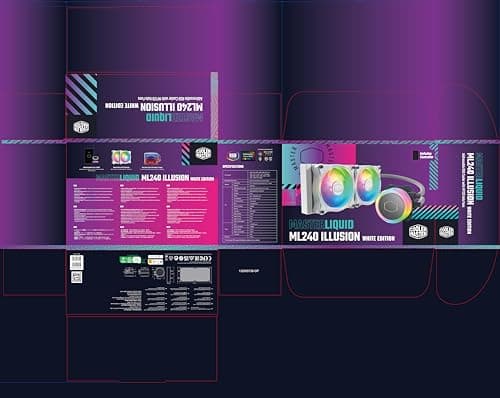 Cooler Master MasterLiquid ML240 Illusion Water 240mm 47.2 CFM White image