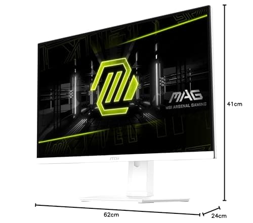 MSI MAG 274QRFW 27" WQHD 180 Hz Rapid IPS Monitor White image