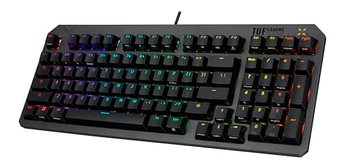 Asus TUF Gaming K3 Gen II RGB Wired ROG RX Red Optical Gaming Keyboard image
