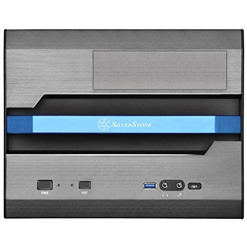 Silverstone SG12B-V2 Micro ATX Mini Tower Black / Blue image