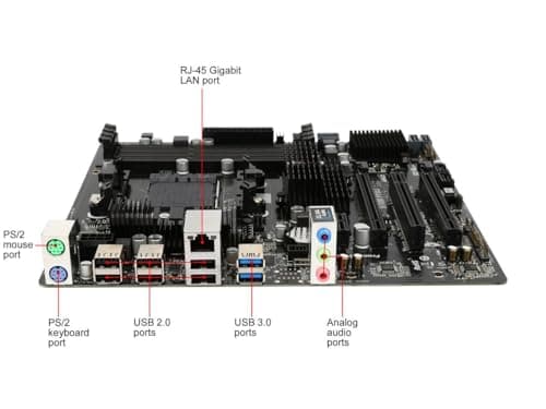 ASRock AMD 970 970M PRO3 DDR3 Micro ATX AM3+/AM3 image