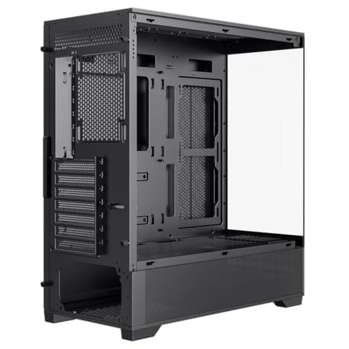 GameMax Vista AB ATX Mid Tower Black Tempered Glass Side Panel image