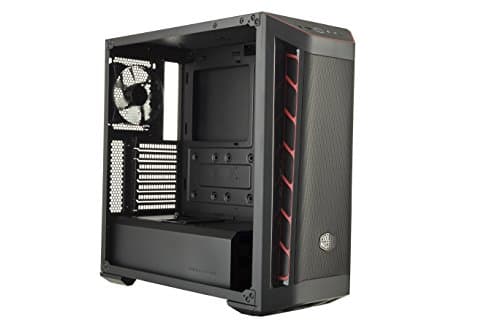 Cooler Master MasterBox MB511 ATX Mid Tower Black / Red with Acrylic Side Panel and USB 3.2 Gen 1 Type-A image