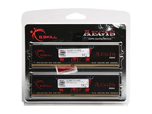 G.Skill Aegis Red / Black DDR4-2400 CL17 32GB (2x16GB) image