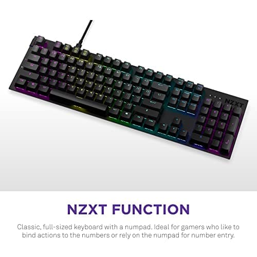 NZXT Function RGB Wired Gaming Keyboard image