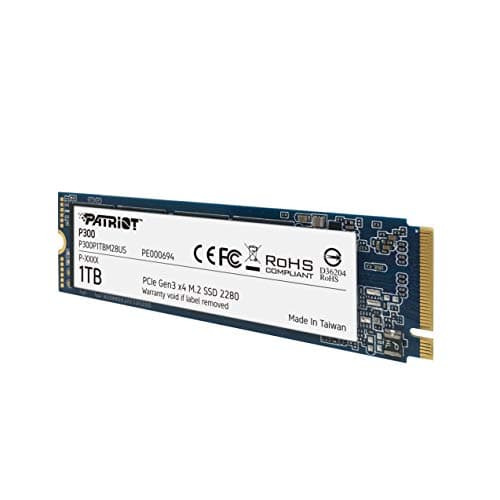 Patriot P300 1TB SSD M.2-2280 PCIe 3.0 x4 NVMe image