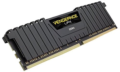Corsair Vengeance LPX Black / Yellow DDR4-3600 CL16 32GB (2x16GB) image