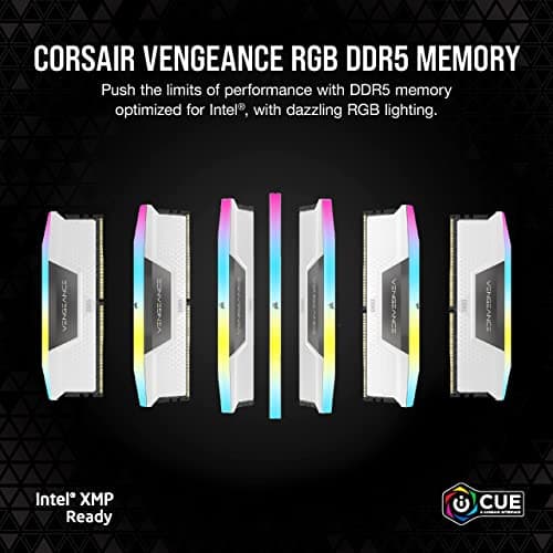 Corsair Vengeance RGB White DDR5-6000 CL40 32GB (2x16GB) image