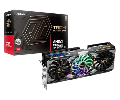 ASRock Radeon RX 9070 XT Taichi OC 16GB GDDR6 Black image