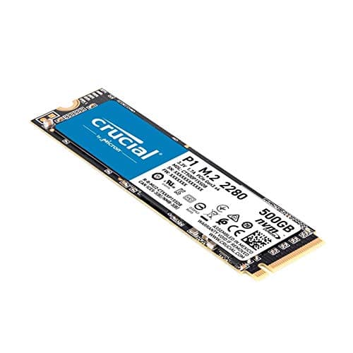 Crucial P1 500GB M.2-2280 SSD PCIe 3.0 x4 NVMe image