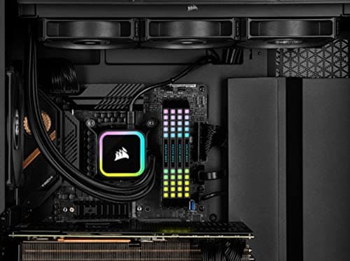 Corsair iCUE H100i RGB ELITE Water 240mm 59.1 CFM Black image