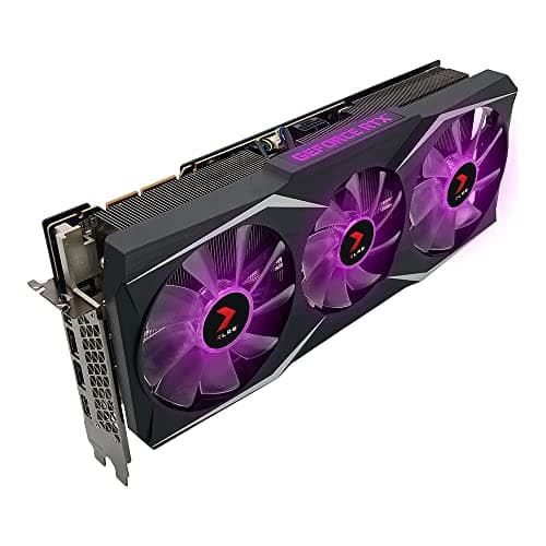 PNY XLR8 Gaming UPRISING EPIC-X RGB OC GeForce RTX 3090 Ti 24GB GDDR6X Black / Silver image